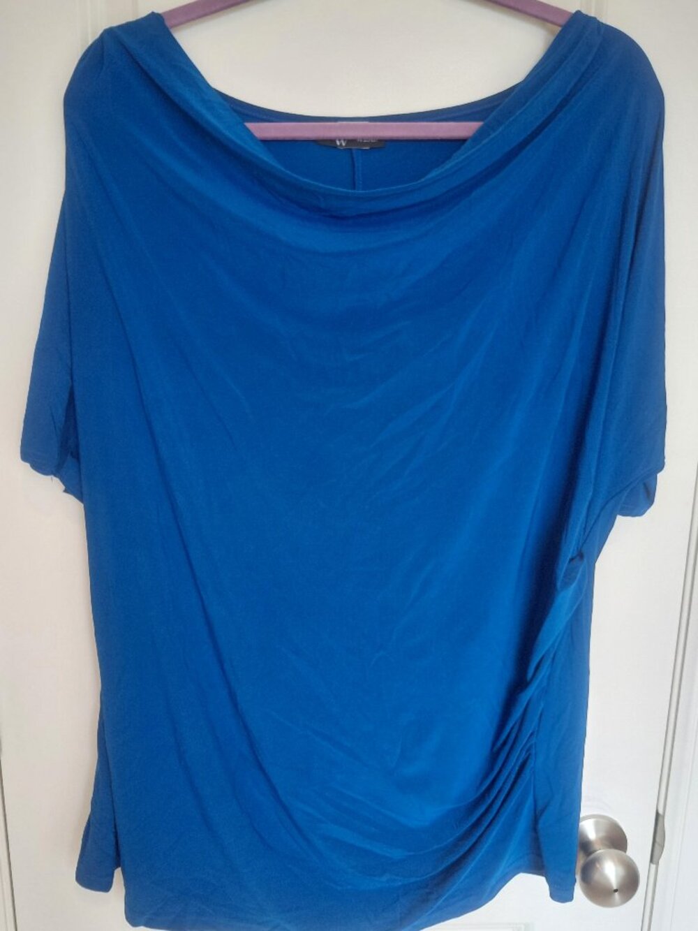 Blue Slouchy Blouse